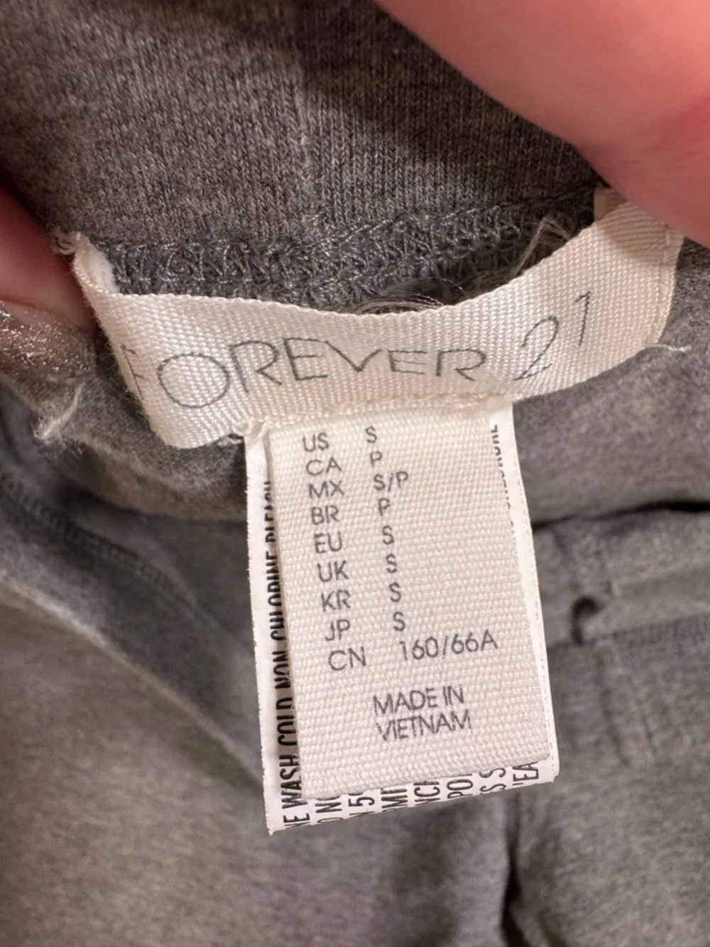 Forever 21 Gray Women's Stretch Bike Shorts